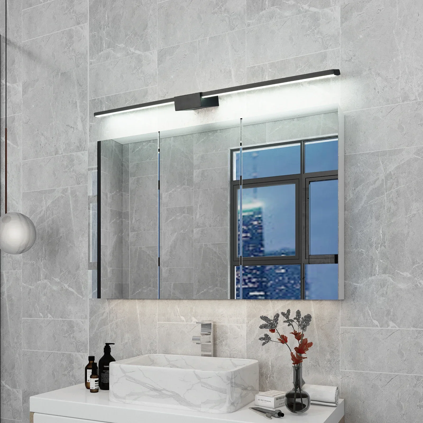 Description Picture 6 of itemNew LED Bathroom Mirrior Light Modern Wall Lamp 19W-27W L70 90 110cm AC85V-265V Wall Mounted Vanity Light