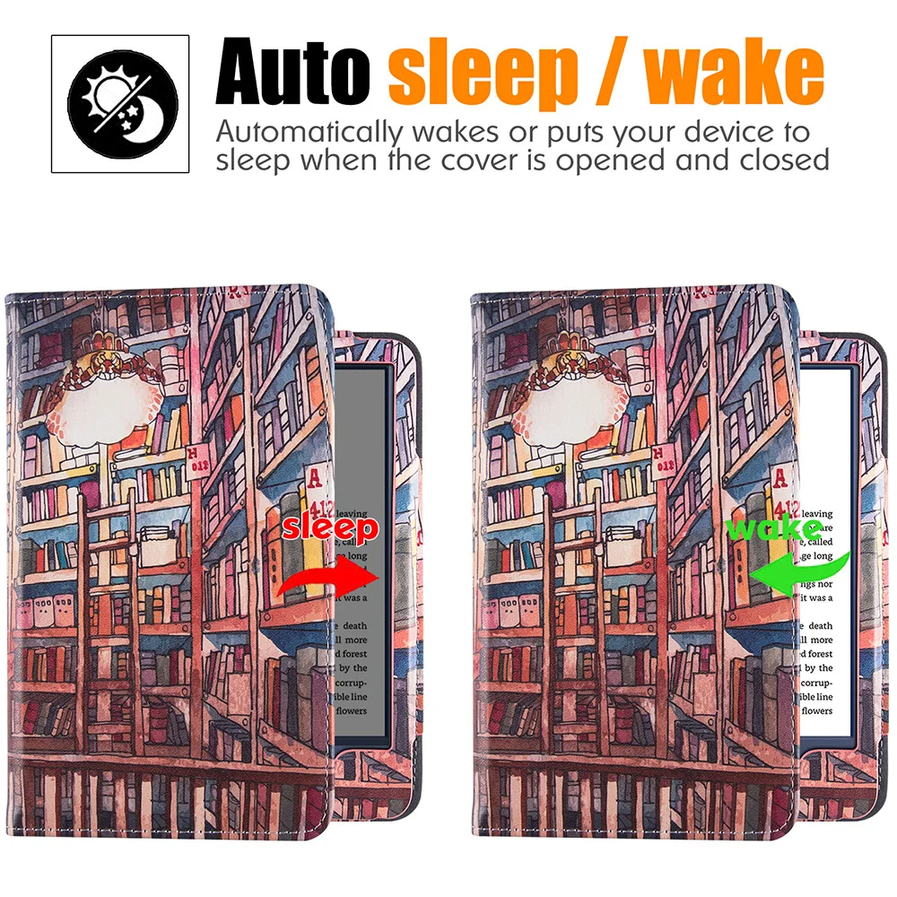 Capa de Luva Inteligente de Couro pu para Kindle Stand Case para Paperwhite Signature Edition 6.8 in 11ª Geração 2023 - Imagem 5