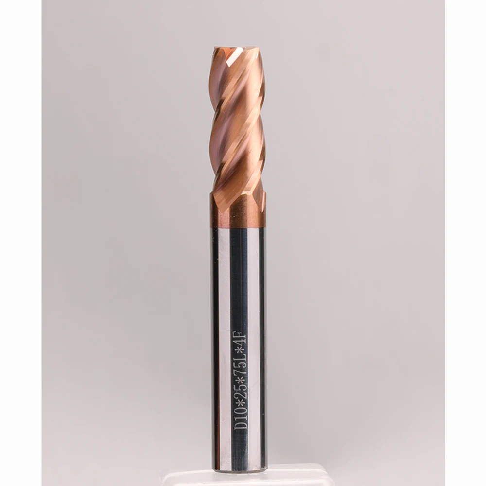 CarbideBullNoseEndMillCornerRadiusBullnoseCNCCenterMachining