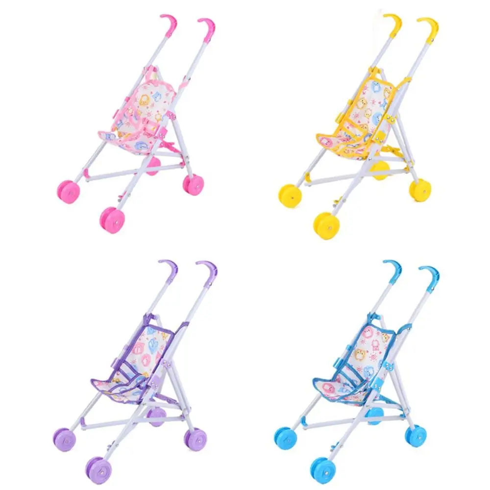 Passeggino Interattivo Trendy per Bambole, Giocattolo Stabile in Plastica per Bambini e Bambine - immagine 3