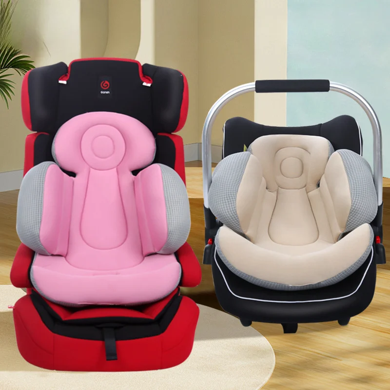 Baby Seat Cushion Newborn Stroller Seat Safety Basket Inner Protective Pad Universal Cotton Waist