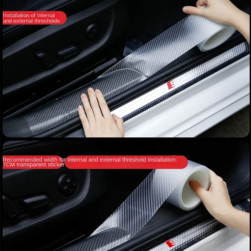 

Universal Auto Protector Film Car Stickers Door Edge Protector Anti Scratch Film Protection Car Door Sill Sticker For All Cars