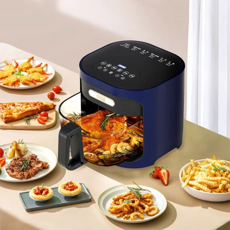 Visual Air Fryer New Homehold Automatic Transparent Large Capacity Oven Integrated Deep Frying Pan 4