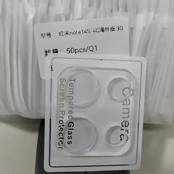 3D Tempered Glass Camera Lens Protector & Back Cover Film for 1 PC (Note 14S)