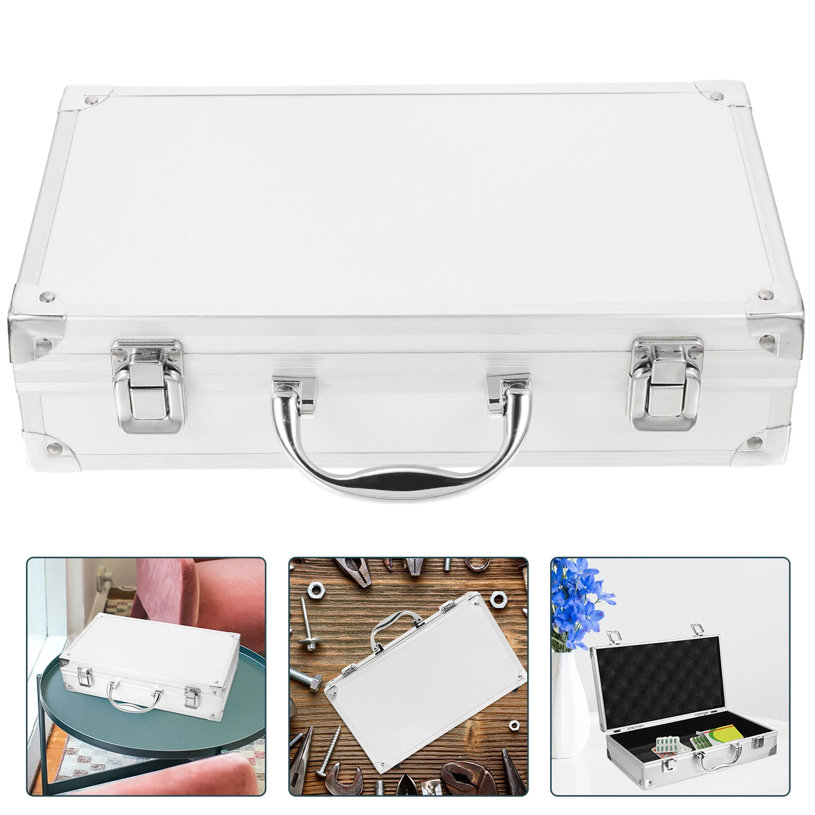

Aluminum Alloy Tools Case Indoor Medicine Storage Box Carrying Case