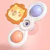 Sensory Spinner Toy 3pcs Cute Bath Tub Spinner Toys Toddler Bath Toys For Refrigerator Window Dining Table Bench Tub 4