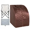 Portable far infrared sauna for Relaxation & Detox Full Body Sauna Tent with Heating Foot Pad & Folding Chair 1