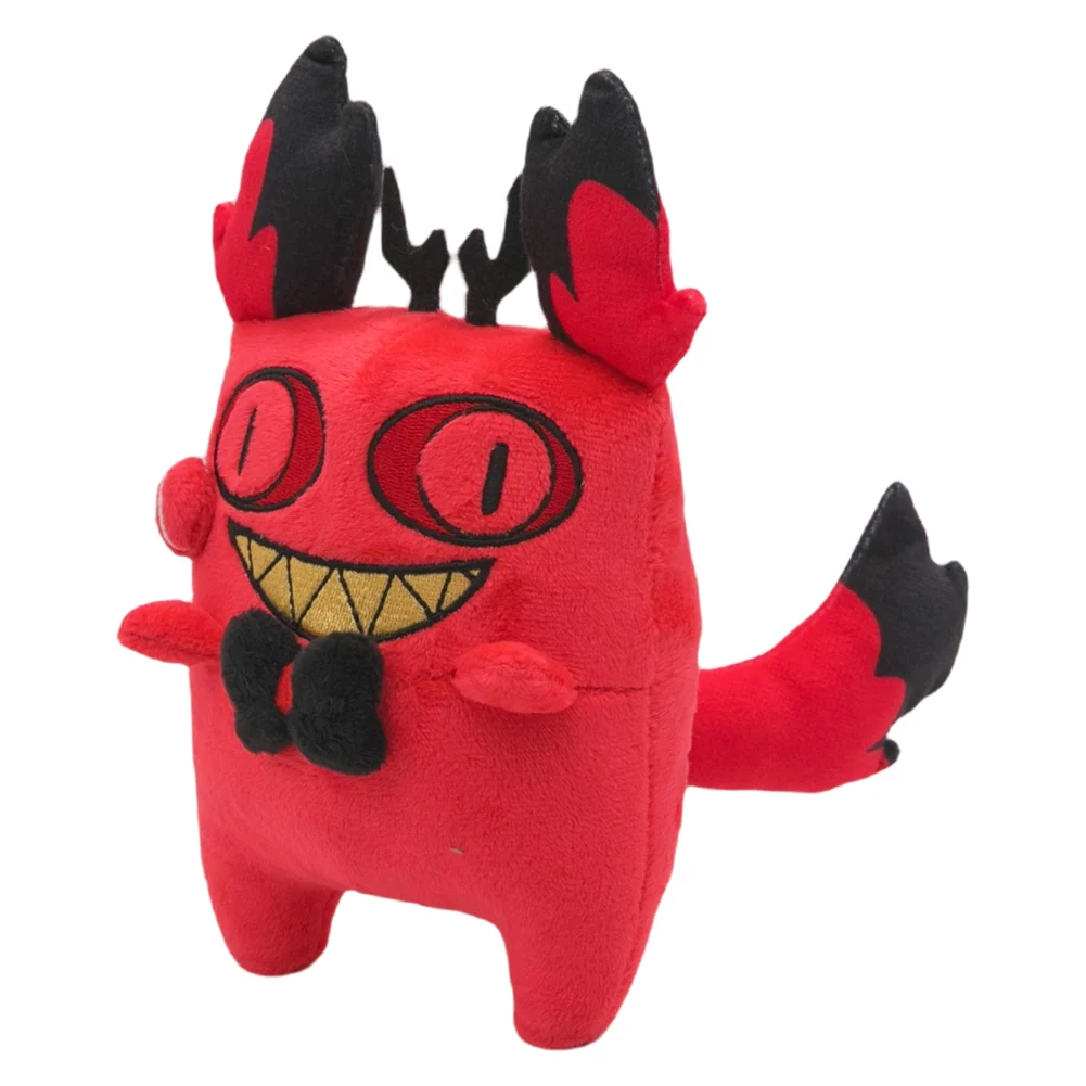 Alastor Cosplay Plush Anime Cartoon Cat Fantasy Soft Stuffed Mascot Adult/Kids Birthday Xmas Gifts