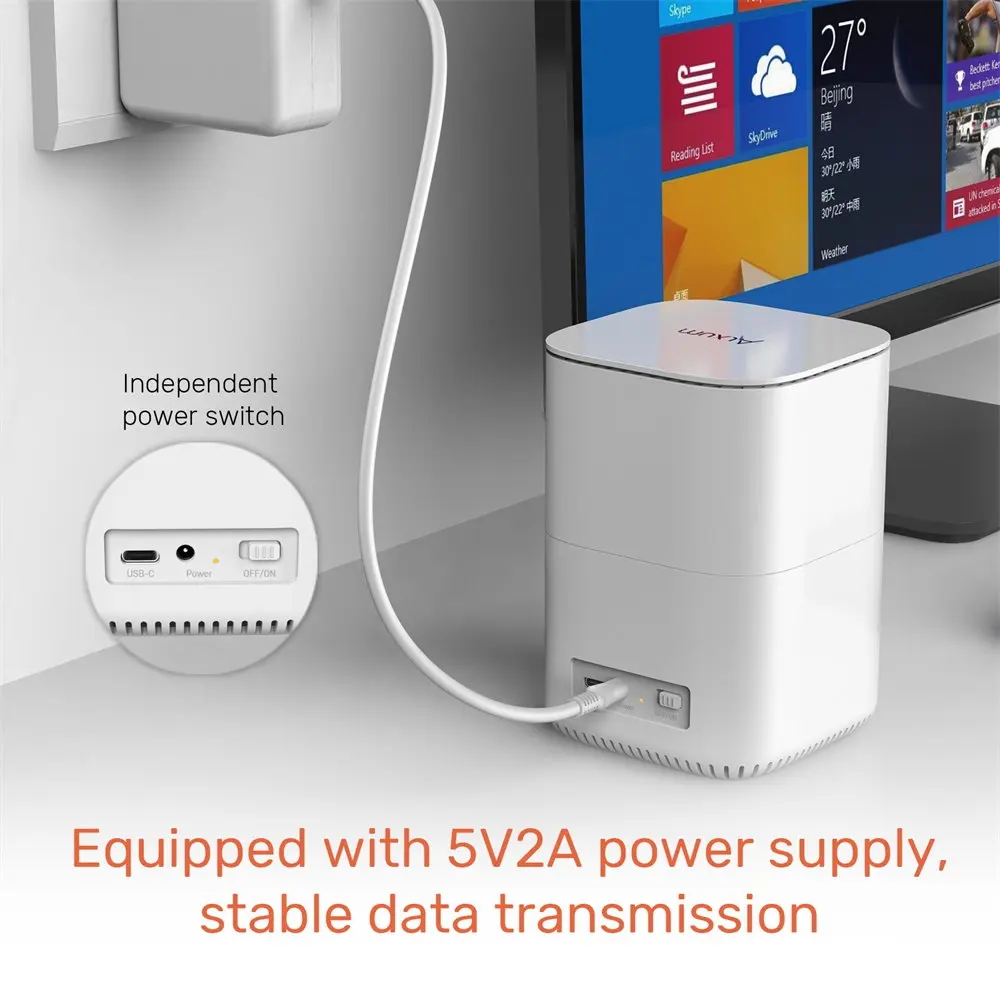 USB C 3.0 To SATA Dual-bay SSD Hard Drive Docking Station For 2.5 Inch HDD Docking Station