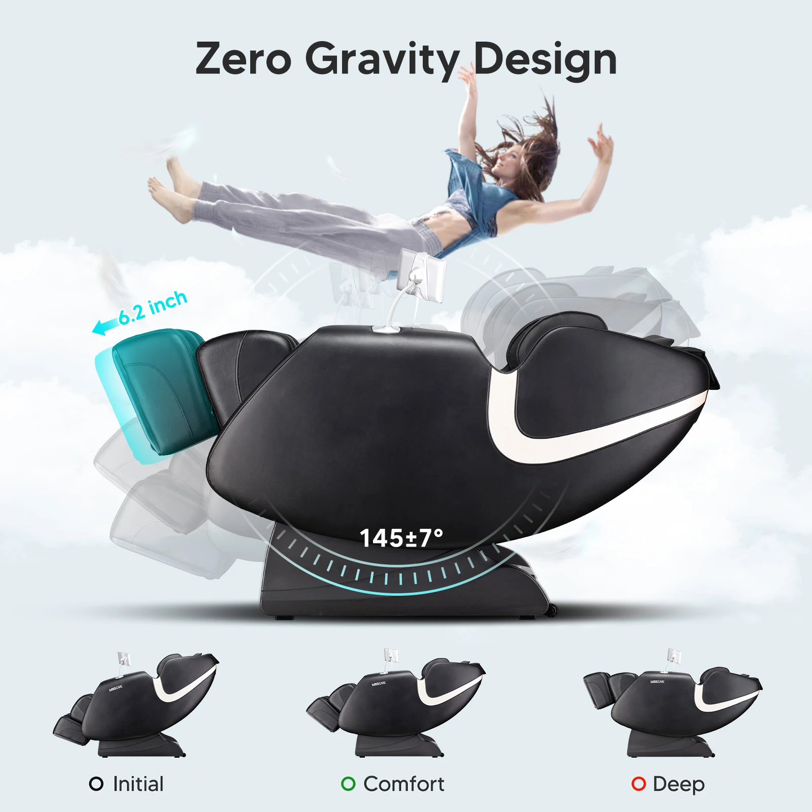 2 Year Warranty 4D SL track Airbag Zero Gravity full body Massage Chair Home 3D Office Heating Shiatsu Office Chair Massage Sofa 4