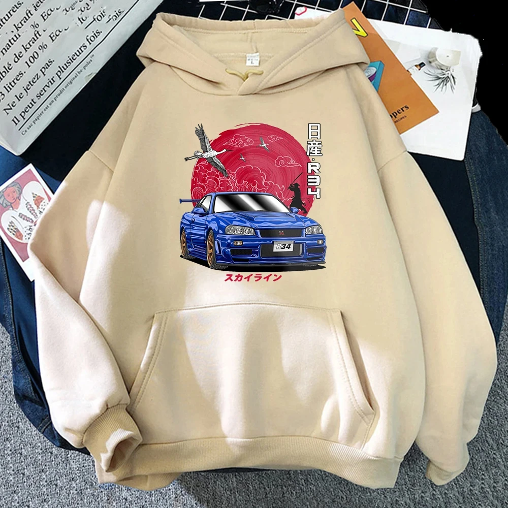 

Men Sweatshirts for JDM Car Japanese Streetwear Casual Long Sleeve Tops Oversized Hoody Japan Style Cloth Anime Initial D Hoodie