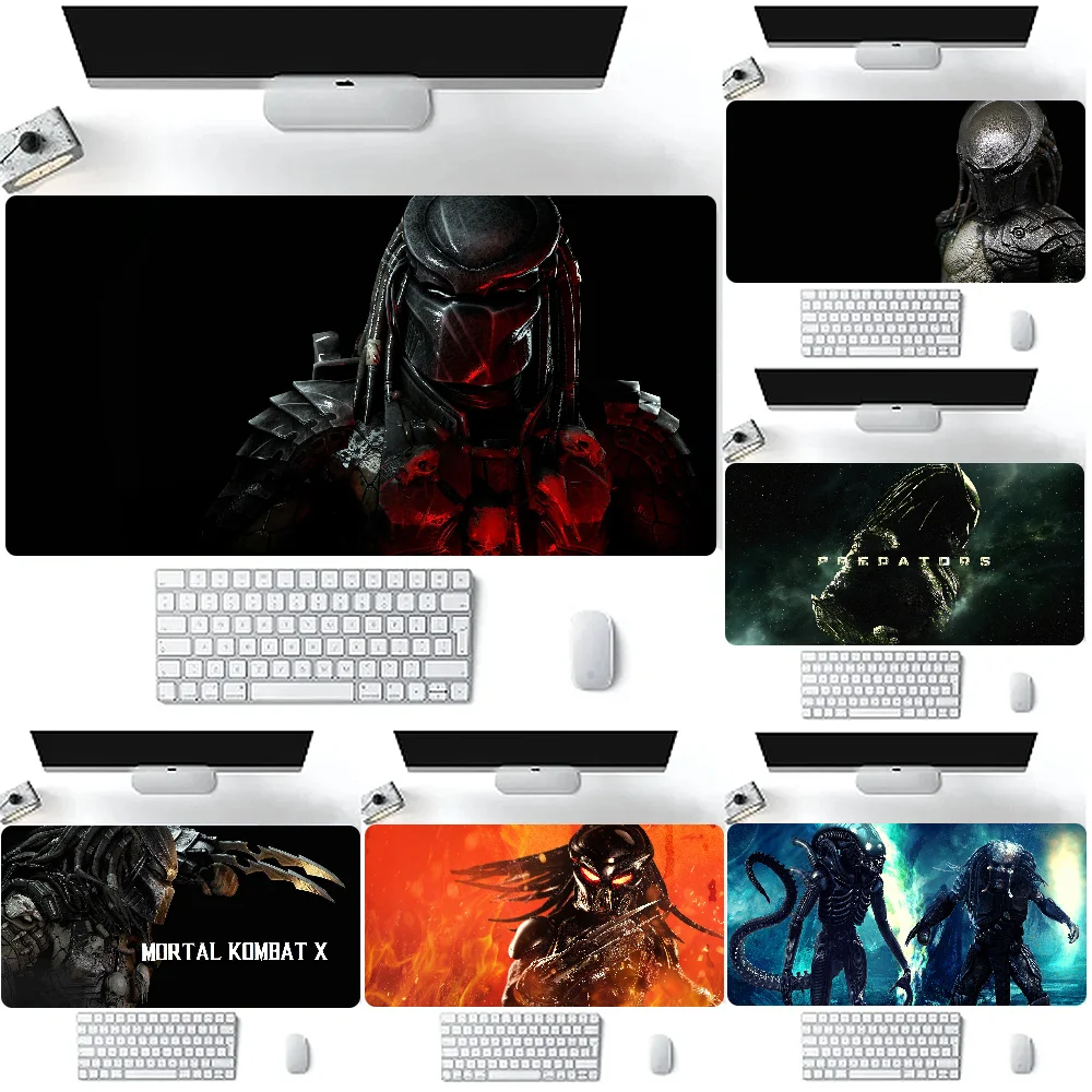 Коврик для мыши Predator Warrior, большой игровой коврик для мыши, компьютерный коврик для мыши, коврик для клавиатуры ПК