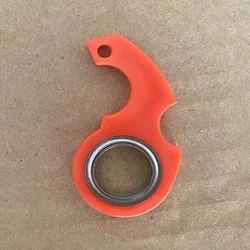 Rotary Finger Sliders Fidget Toy - Office Stress Relief with Textured Fingertip Design (Red)