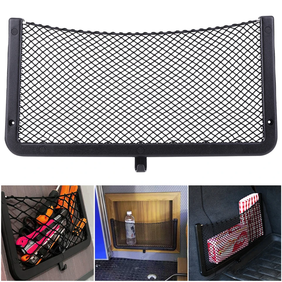 Rete Portaoggetti Auto Camper Van Caravan Organizer Portaoggetti Tasca Rete