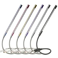 Mini USB Table Light 10 LEDS  USB Light Flexible Metal LED Table Lamp Super Bright Led Book Study Lamp 1