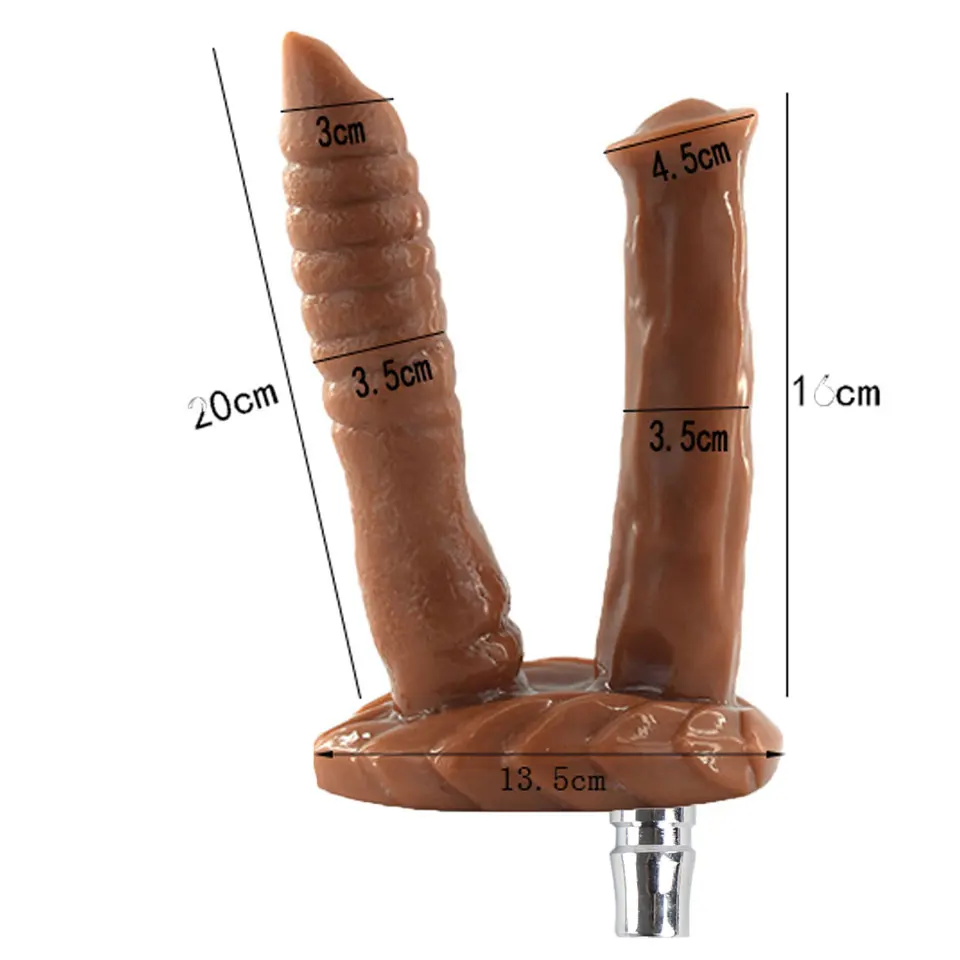 Small Order FREDORCH Premium Sex machine Attachment VAC-U-Lock Dildos Suction Cup Sex Love machine for woman Sex products Double BIG Dildo S7b27393605d041f1b33524511787b5f3r