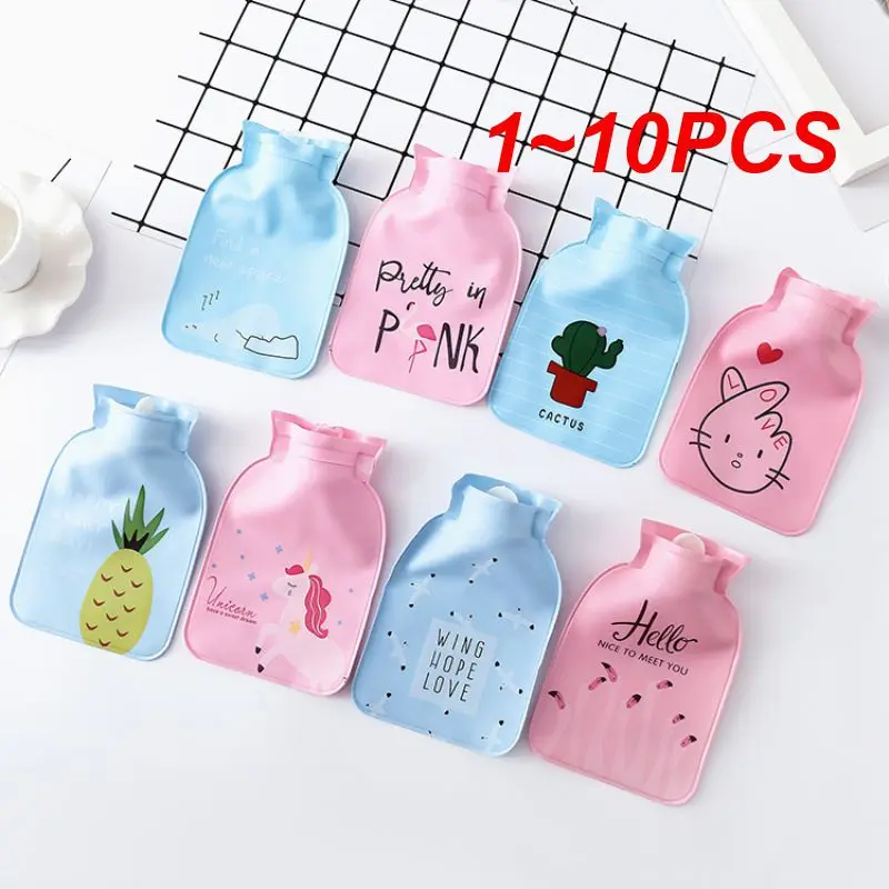 1 ~ 10 Stuks Schattige Cartoon Warmwaterkruik Warmwaterkruik Warmer Schroef Draagbare Handwarmer Watervullende Warmwaterzak Huisopwarming