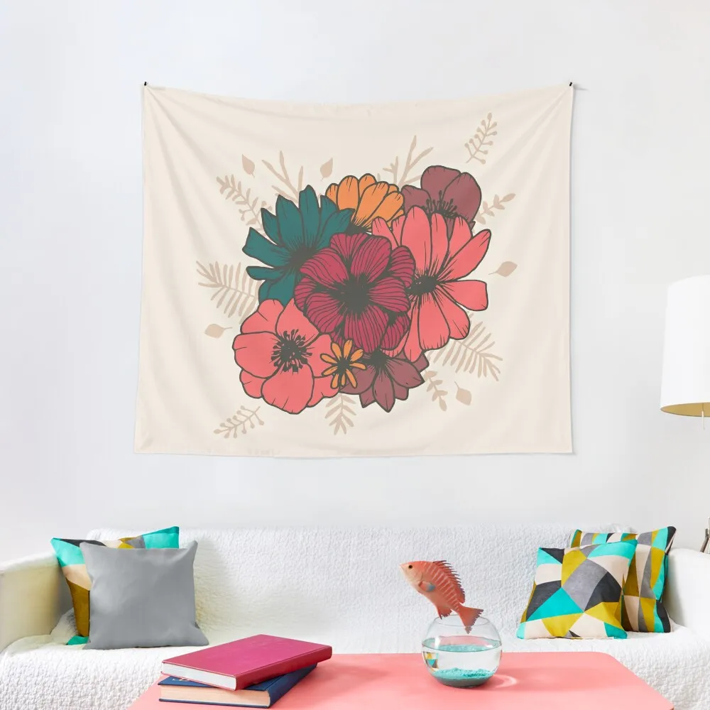

Boho Florals Nr. 1 - On Beige Tapestry Wall Coverings