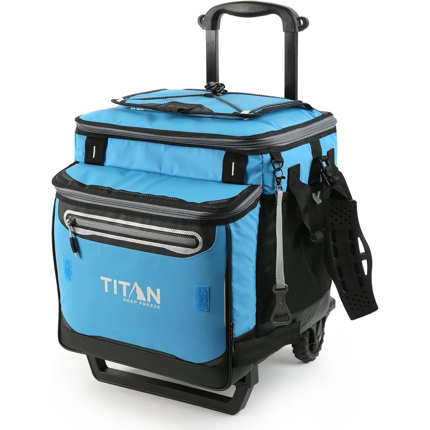 Deep Freeze 60 (50+10) Can Wheeled Cooler-Collapsible Rolling Cooler with Wheels and All-Terrain Cart