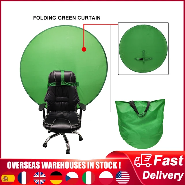 Accesorios de fotografía con pantalla verde para estudio de vídeo de  , paño de fondo croma Key portátil, 75/110cm, Reflector - AliExpress