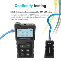 NOYAFA NF-8209 Cable Tracker Lan Display Measure Tester Network Tools LCD Display Measure Length Wiremap Tester 2