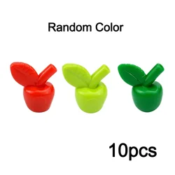 Mini Food Building Block Figures: Creative Toy Set with Bread, Fish, Fruit, and More (Apple AK10)