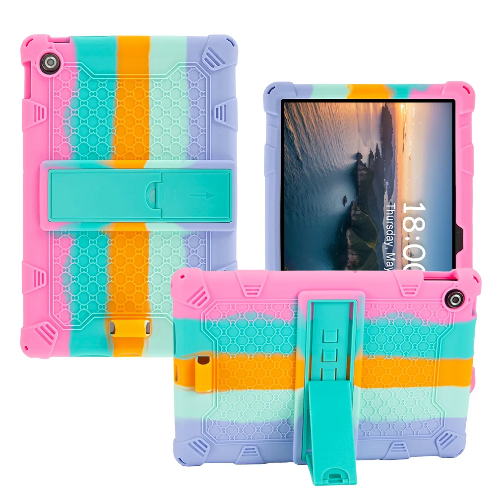 Durable Thickened Anti-Drop Stand Silicone Tablet Case - 10.1 Inch Cover