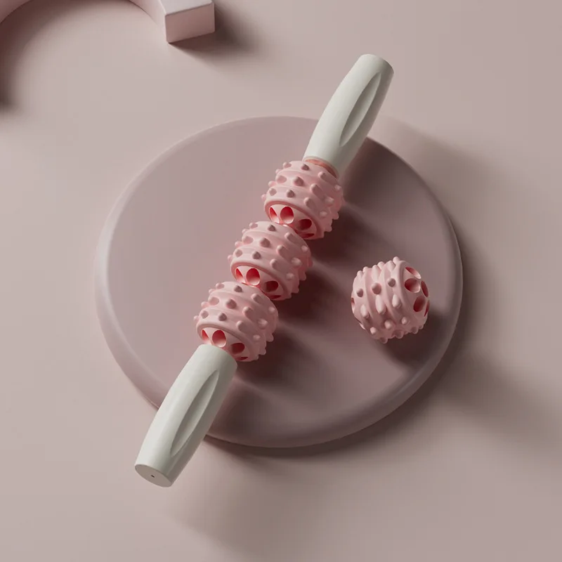 3 Balls Pink White