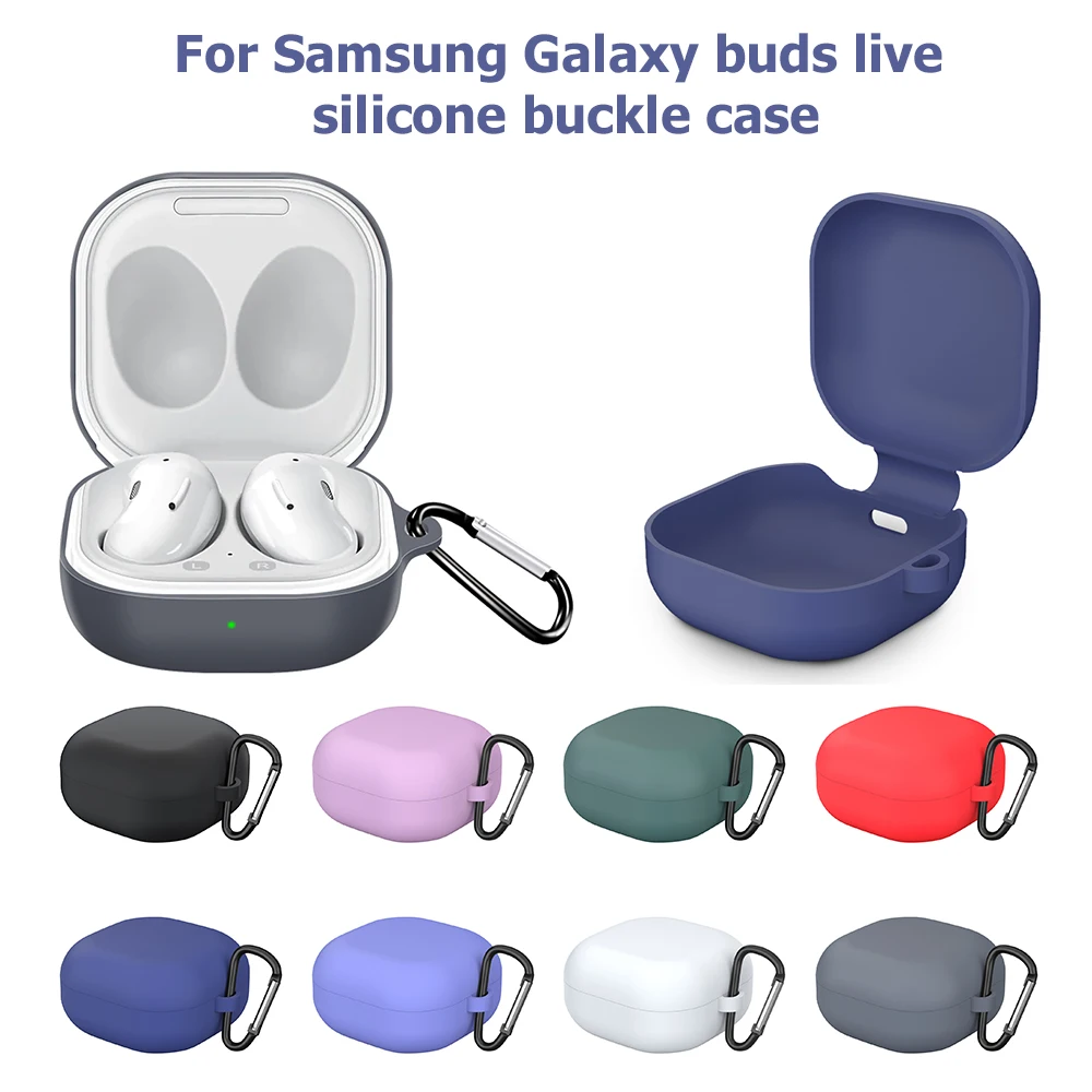 

For Samsung Galaxy Buds 2 Case For Samsung Buds Pro Live Case Soft Silicone Cover for Samsung Buds2 Buds live Capa Coque Funda