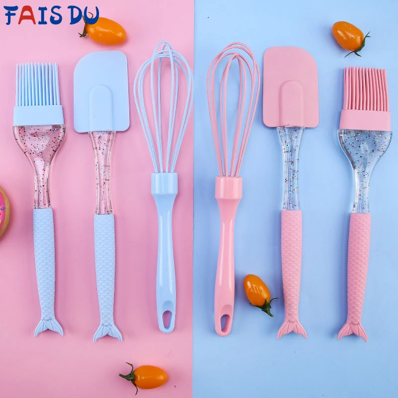 3PCS Kitchen Utensils Set Cooking Utensils Set Silicone Kitchen