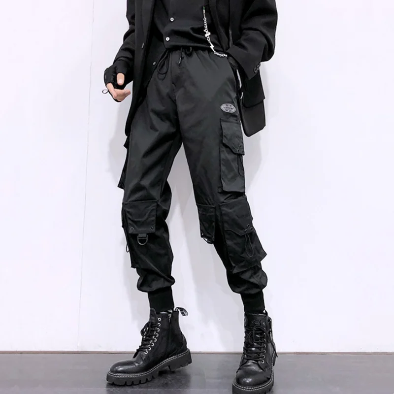 

Новинка весна-осень 2024, мужские тактические брюки-карго со множеством карманов, Y2K, уличные брюки хип-хоп Techwear, брюки, штаны
