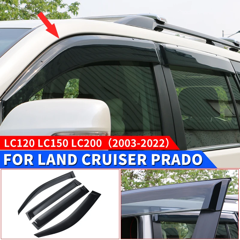 Car Side Window Deflector For Toyota Land Cruiser 200 Prado 150 2008