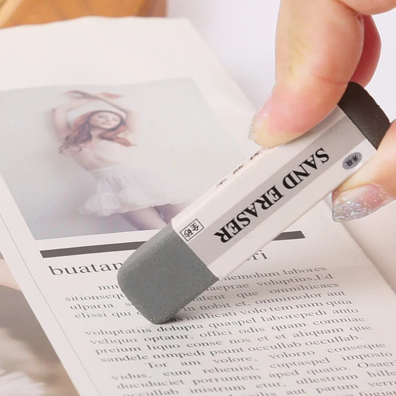 Erasable Ballpoint Pen Eraser Frosted Eraser Clean Without Leaving Any Trace for Student School Office Stationery Supply