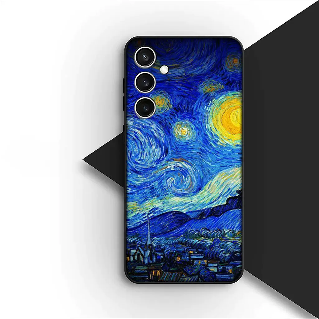 Starry Night Van Gogh Art Premium Phone Case Cover