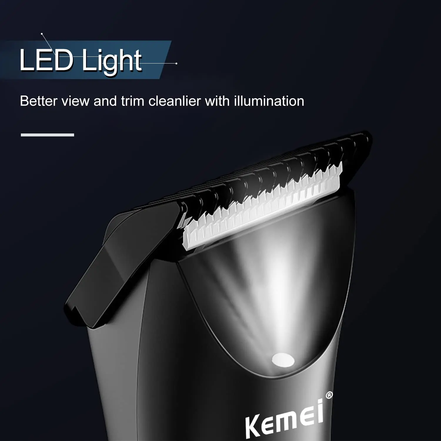 Kemei KM-1838 Usb Base Washable Men Shaver Groin Beard Trimmer Haircutting Multifunction Electric Hair Cutting Machine 3