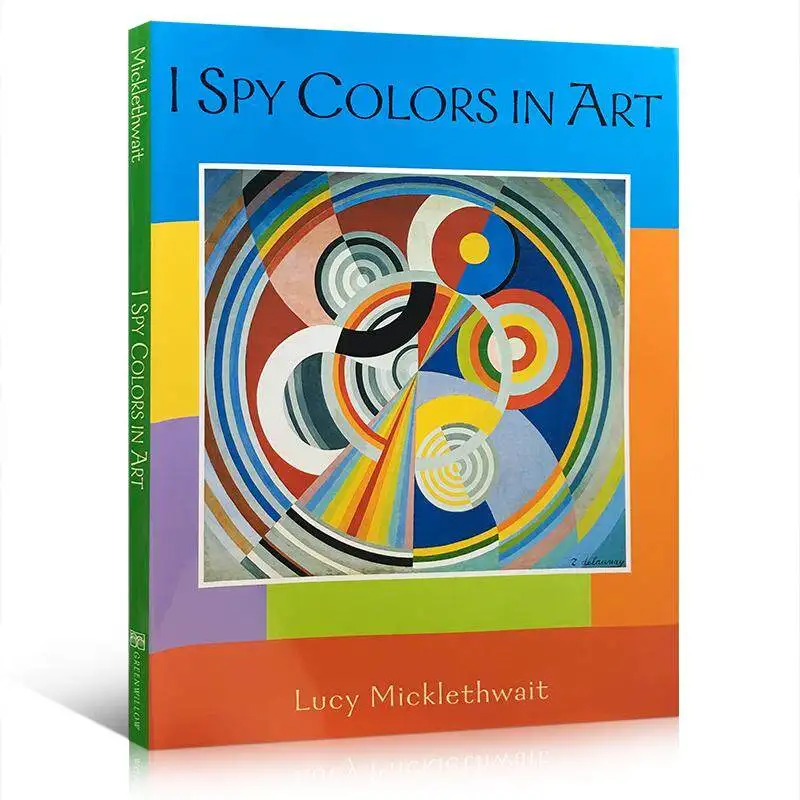 

Milu Original English I Spy Colors In Art Hardcover Picture Book Children's