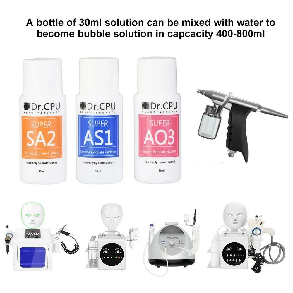 Aqua Peeling Solution 3PCS 30ML for Hydra Dermabrasion
