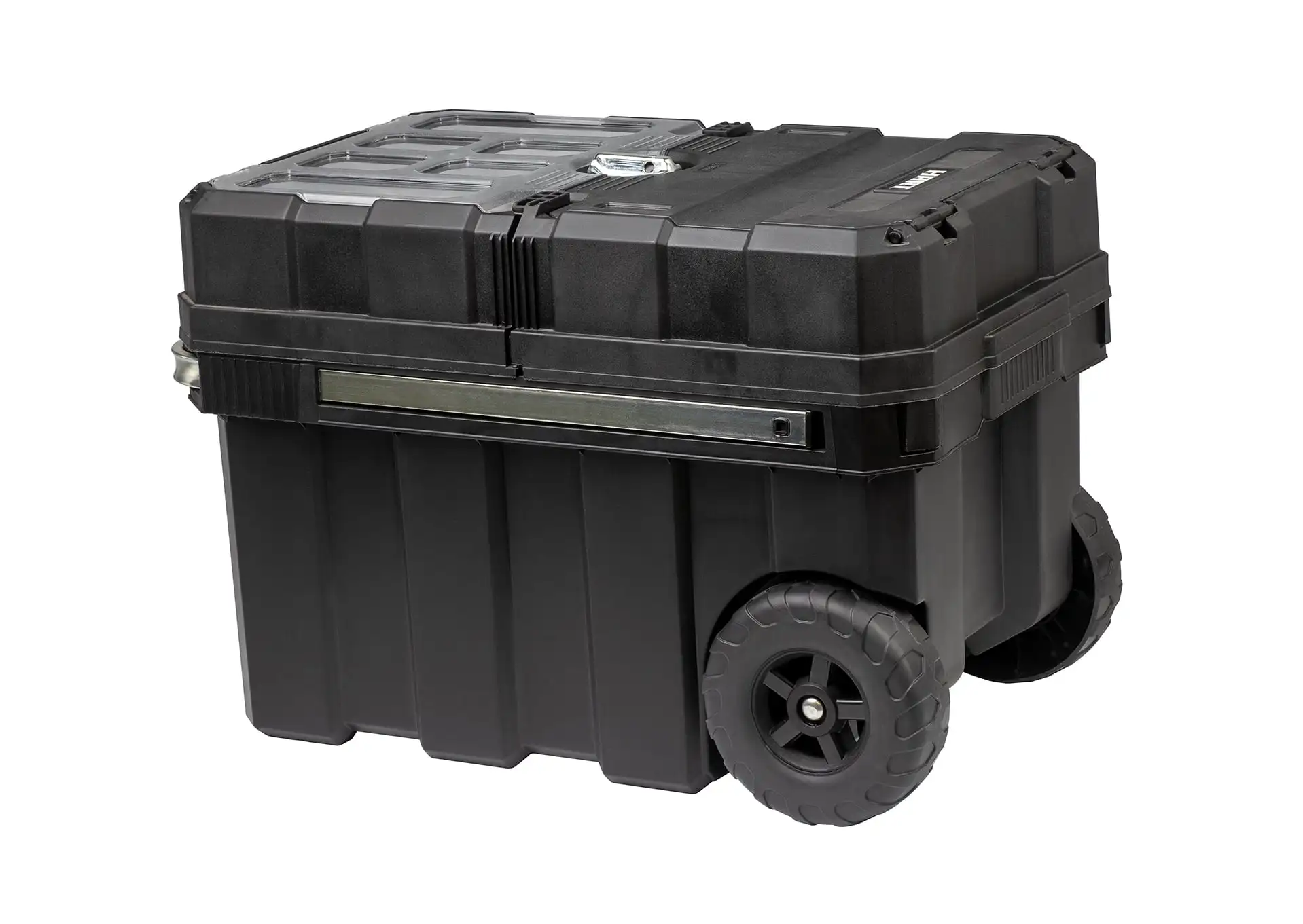 

Home Improvement HART 24in Rolling Tool Box, Portable Black Resin Toolbox