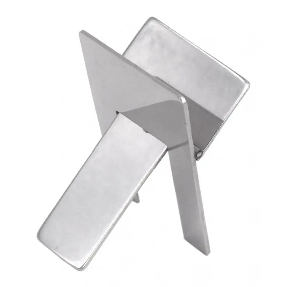 5X Mini Size Stainless Steel Foldable Cigar Stand Holder Rest Gift