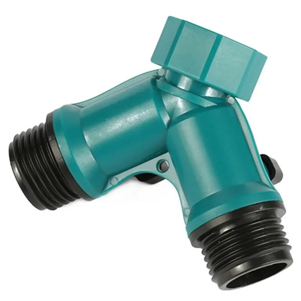 Trazon Splitter Da Giardino A 2 Vie A Y: Robusto In Metallo Con Impugnatura Gommata, Senza Perdite, Per Rubinetti E Tubi - 2