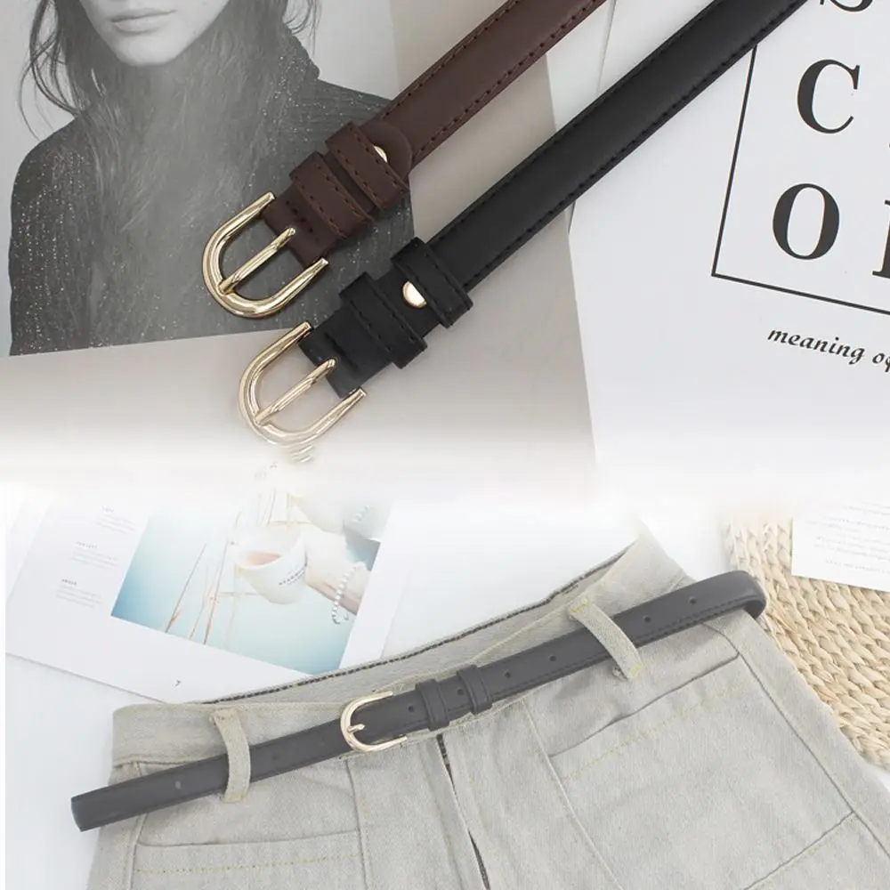 

Waist Decoration Luxury Design Brand Leather Belt Women Fashion Trendy Waist Strap Pin Buckle Waistband