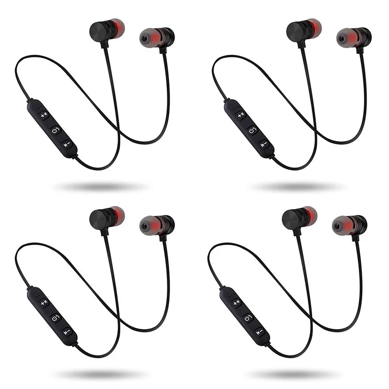 Wireless Bluetooth Headphones Magnetic Neckband Sport Earbuds_voghion.com