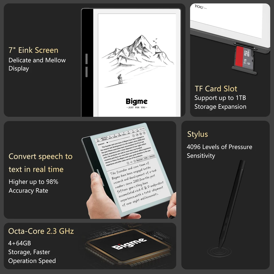 Bigme B751 7-inch ink screen e-book reader handwriting electronic