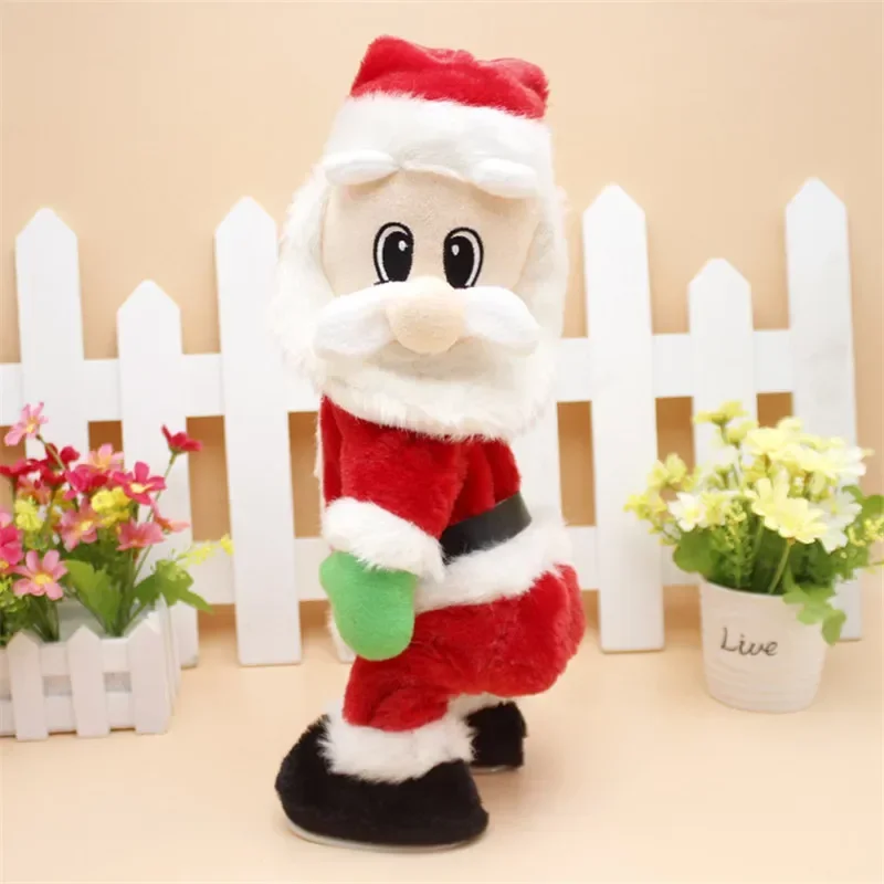 Christmas Dolls Gift Musical Dancing Electric Santa Claus Toy Twerking Singing Children Gifts Party Christmas Gift Decorations