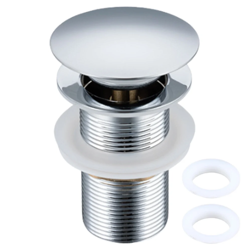 Description Picture 4 of itemBathroom Sink Plug Drainer Anti-Leakage Pop Up Basin Sink Drain Stopper Bathroom Basin Waste Stopper Bathroom Faucet Accessories