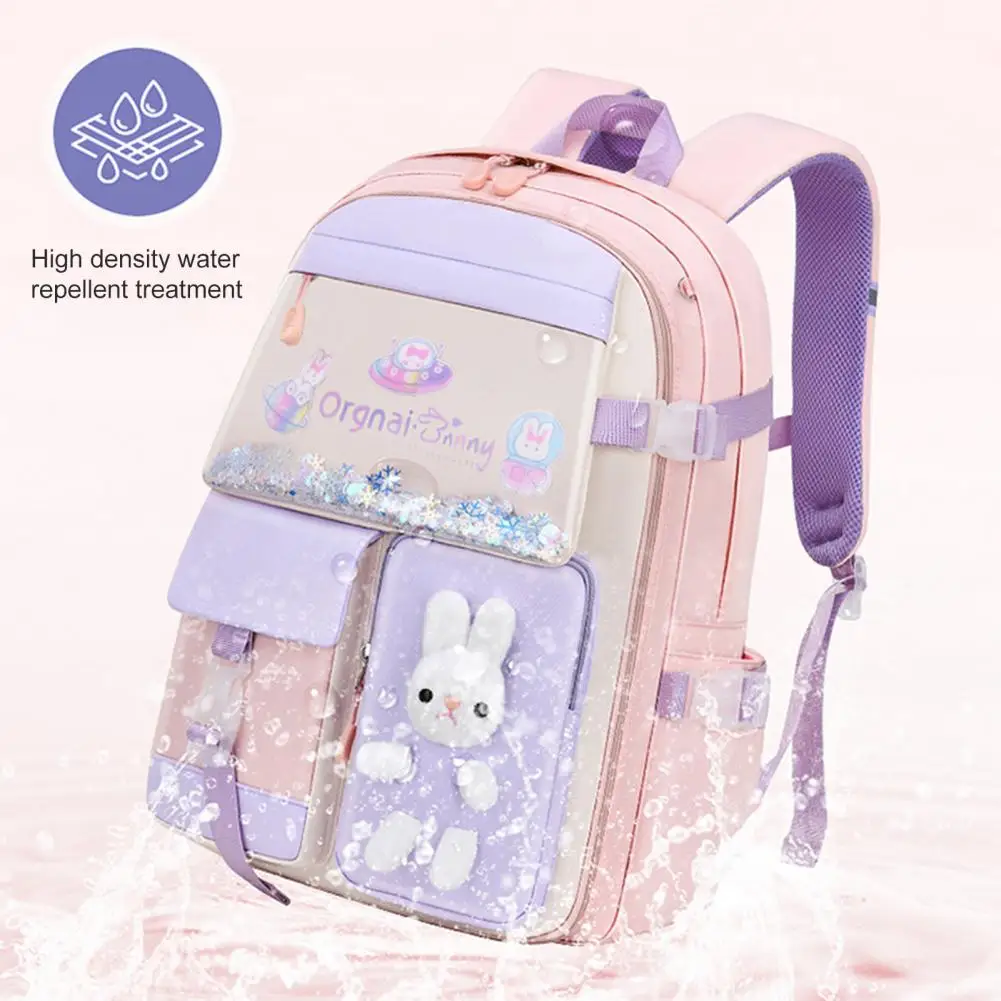 Durable Tear Resistance Waterproof Wear-resistant Anti-scratch Multi Pockets Backpack Students Backpack Book Storage