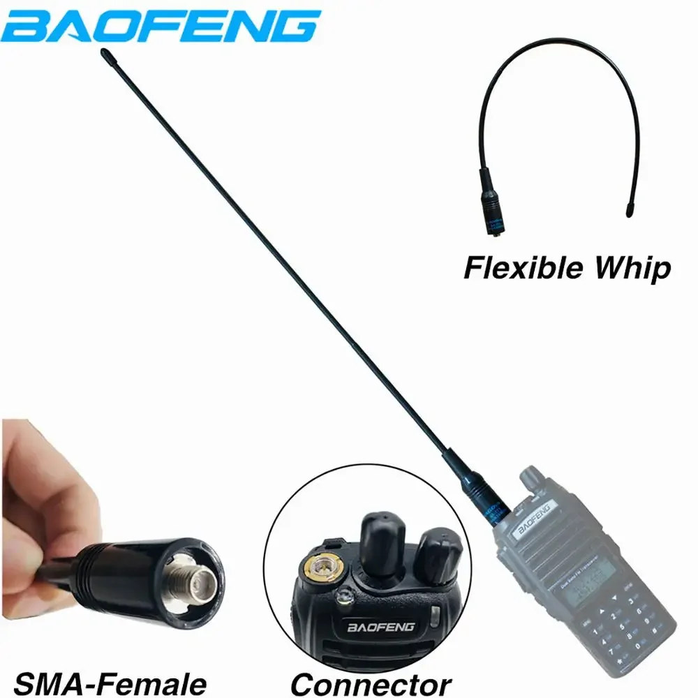 

10w Original NA-771 Antenna Dual Band VHF UHF High Power Gain Antena for Baofeng UV-5R UV-82 UV-B2 Baofeng Walkie Talkie Radio