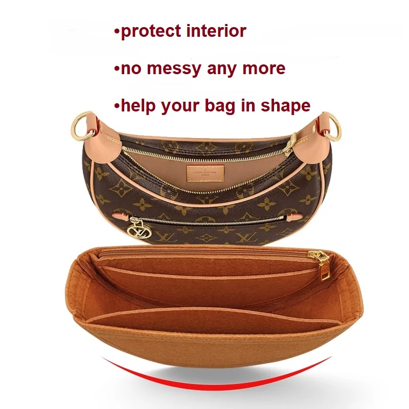 【Only Sale Inner Bag】Bag Organizer Insert For Lv Loop Hobo Organiser Divider Shaper Protector Compartment