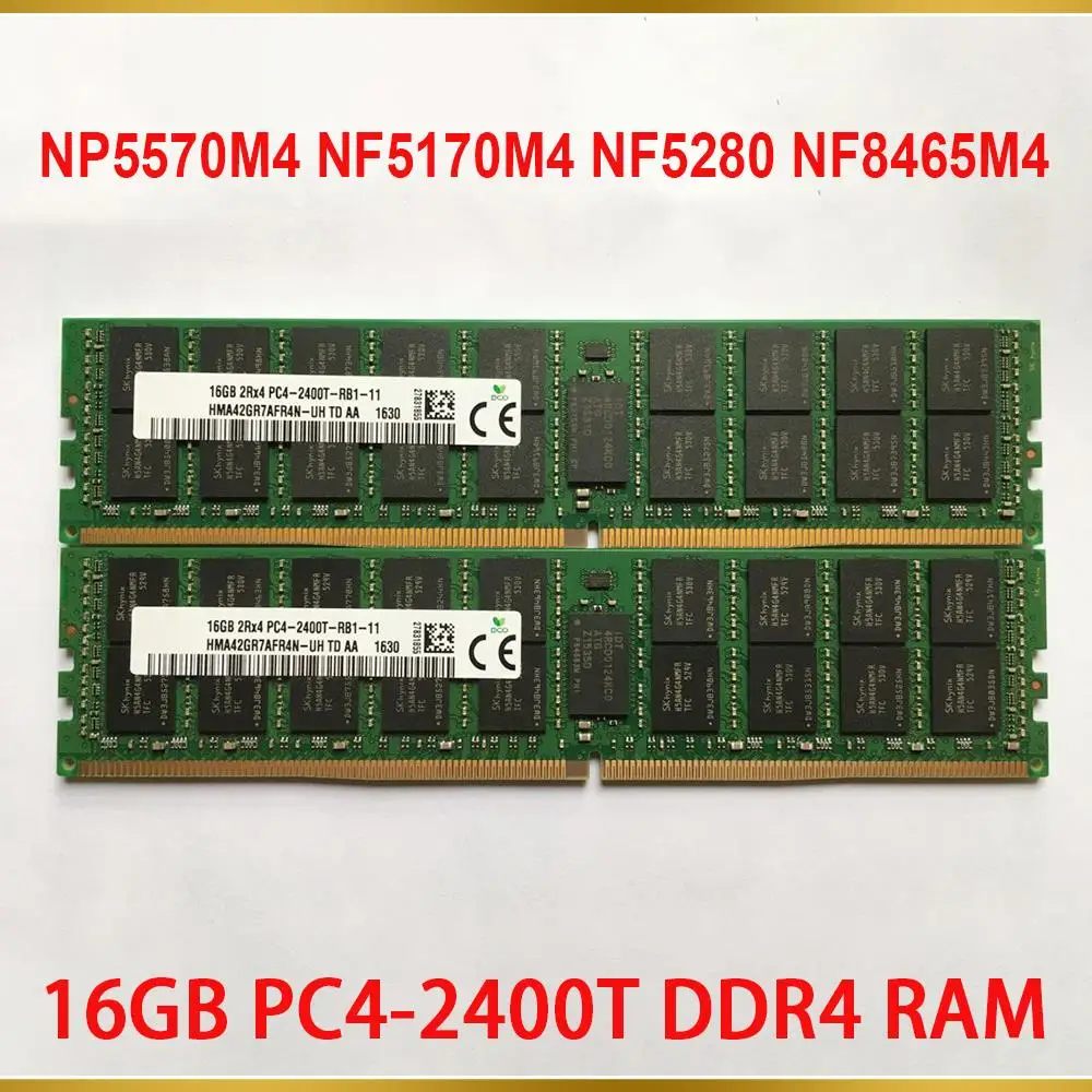 1 Pcs Server Memory NP5570M4 NF5170M4 NF5280 NF8465M4 For Inspur 16G 16GB PC4 2400T DDR4 RAM