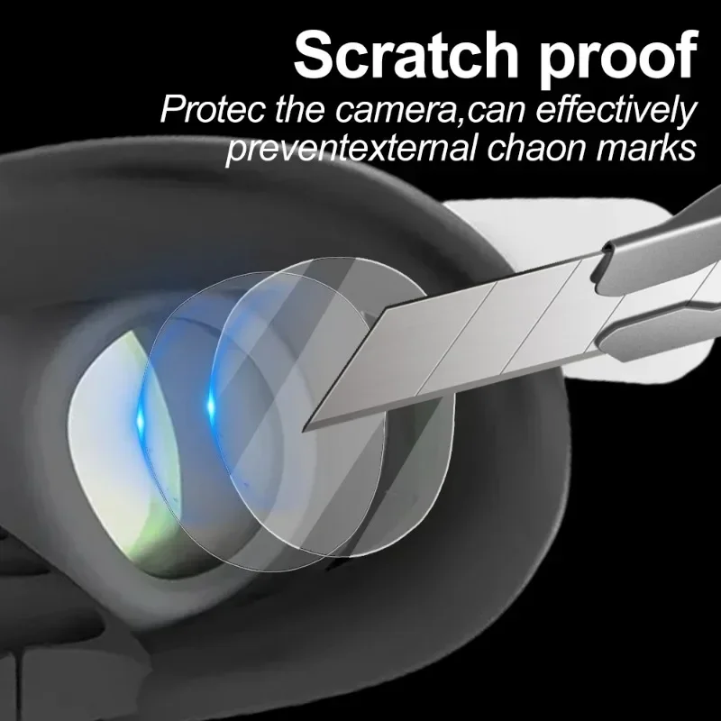 VR Headset Helmet Lens Film for Meta Quest 3 Accessories HD Clear Protective Film for Meta Quest3 Camera Lens Screen Protectors